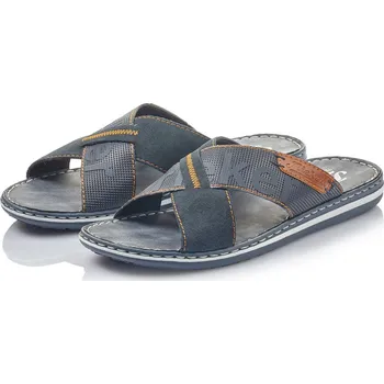 Pánské pantofle Pánské pantofle 21098-14 Rieker modrá Barva: blau, Velikost: 41