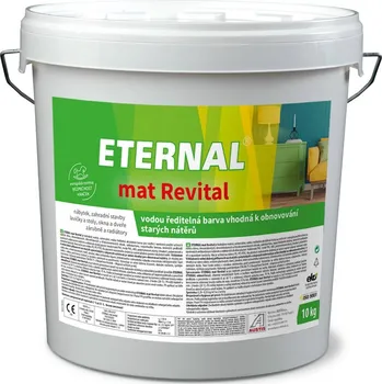 univerzální barva AUSTIS Eternal Mat Revital 10 kg RAL 9003 bílý