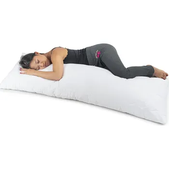 Povlečení 4Home Relaxační polštář Náhradní manžel Trevlig, 55 x 180 cm, bílá