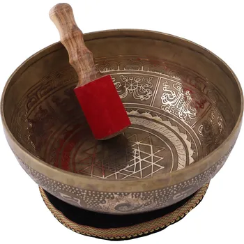 Relaxační hudba Tibetská mísa leptaná prům. 31 cm