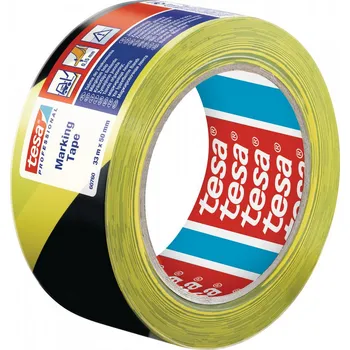 Lepicí páska tesa Značkovací samolepící páska 50 mm x 33 m žlutá/černá