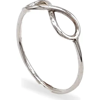 Prsten Stříbrný prsten ve tvaru nekonečna Velikost prstene: 52mm