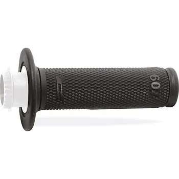 Motokrosové rukojeti - gripy PROGRIP 709 SCS LOCK ON - s lock-on, délka 115 mm, průměr 22-25mm, barva černá, pár (Rukojeti na řidítka, ručky na moto, PROGRIP 709 SCS - speed control system)
