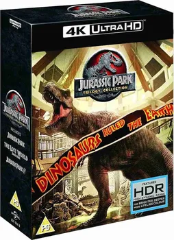 blu-ray film Blu-ray Jurský park 1-3 Kolekce 4K Ultra HD Blu-ray (1993, 1997, 2001) 6 disků