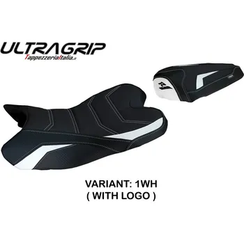 Moto sedlo TPZ Italia potah sedla Yamaha R1 (09-14) Balsas ultragrip model potah sedla: bez loga 1WH (white)