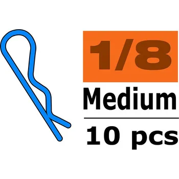 RC náhradní díl Revtec Sponka karosérie střední 45° černá (10) - expresní doprava