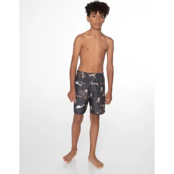 Dívčí plavky Chlapecké plavecké kraťasy PROTEST TRAVIS šedá 152