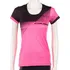 Dámské tričko CRUSSIS Dámské sportovní tričko s krátkým rukávem CSW-086 růžové/černé