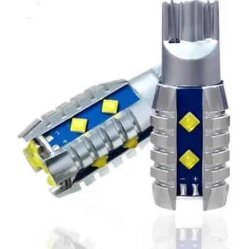 Autožárovka LED žárovka T10 12V W16W bílá ŠIPKA CANBUS TOP