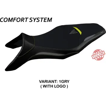 Moto sedlo TPZ Italia Potah sedla Yamaha MT-09 (13-20) Asha special color comfort model potah sedla: bez loga 5RDG (red-grey)