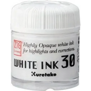 Speciální výtvarná barva ZIG Kuretake White Ink 30 g
