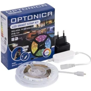 LED páska Optonica LED pásek 12V 2m RGB+CW + WIFI control 5050+2835, 60 LED/m, 8W, IP20, sada
