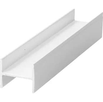 Nábytkové kování - ALUPROFIL profil H18 mm 3 m bílá lesk