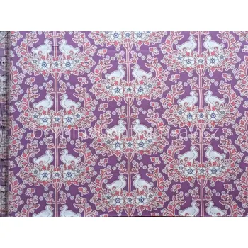 Tilda Fabrics Tilda Plum Garden 999-386 květovaná bavlněná látka patchwork
