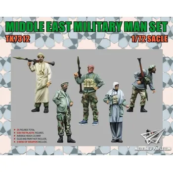 Plastikový model T-model 1/72 Middle East Military Man Set - (25 figures)