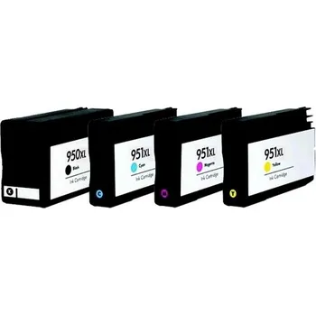 VybavKancl HP CN045A+CN046,CN047, CN048 - kompatibilní sada cartridge 950XL černá+ 951XL CMY barvy