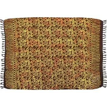 Šátek Šátek sarong pareo Orchidej hnědý se sponou