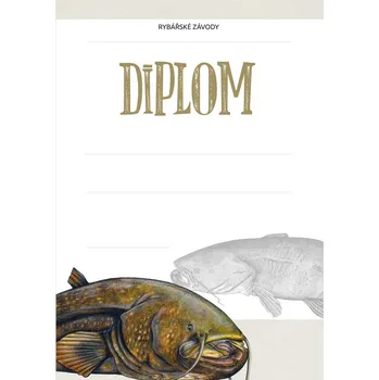 Diplom pro rybářské závody A4 na výšku typ závodu: sumcové