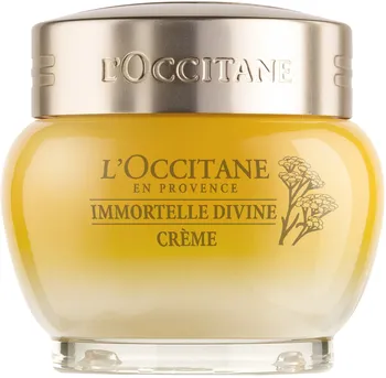 Pleťový krém L'Occitane En Provence Divine Cream pleťový krém proti stárnutí Slaměnka 50 ml