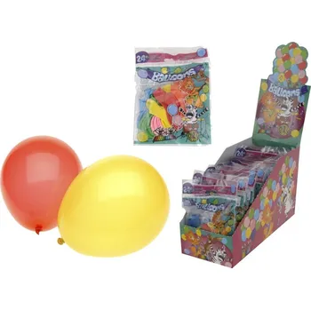 Balónek Samson Balónky Párty plast mix barev 24ks 70mm