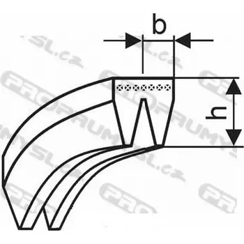 Auto-moto Řemen víceklínový 2 PH 886 (349-H) optibelt RB