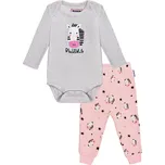 Kojenecký set - WINKIKI WNB 92701, šedá/ růžová Barva: Šedá, Velikost: 68