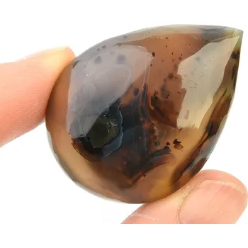 Přírodní kámen Mugle achátová kapka 28g