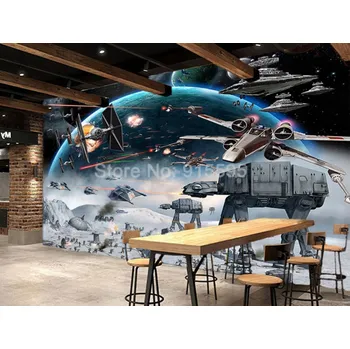 Fototapeta Solution Media 3D tapety - Star Wars 2 - Voděodolná hedvábná tkanina - Textilní tapeta lesklá - 200g/m2