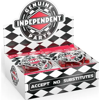 INDEPENDENT šroubky - Genuine Parts Phillips Hardware 1 in Black-Red (88773) velikost: 1in
