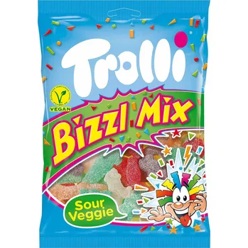 Bonbon Želé TROLLI 200g BIZZI MIX kyselé (želé trolli / želé /Bizzi mix)