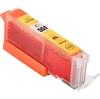 VybavKancl Canon CLI-551Y - kompatibilní cartridge žlutá XL kapacita s čipem