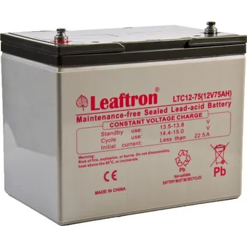 Trakční baterie Leaftron DeepCycle PBLE-12V075-M6AD
