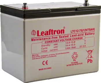 Trakční baterie Leaftron DeepCycle PBLE-12V075-M6AD
