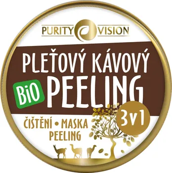 Pleťový peeling Purity Vision BIO kávový pleťový peeling 3v1 70 ml