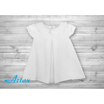 Dívčí šaty Dívčí šaty bílé s čepičkou Artex A128