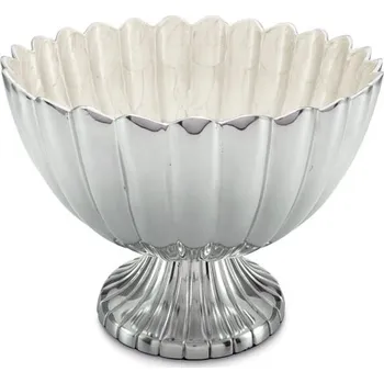 JULIA KNIGHT Velká mísa na podstavci PEONY bílá 27 x 37 cm