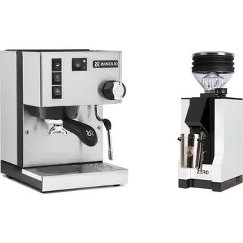 Kávovar Rancilio Silvia E + Eureka Mignon Zero, BL white