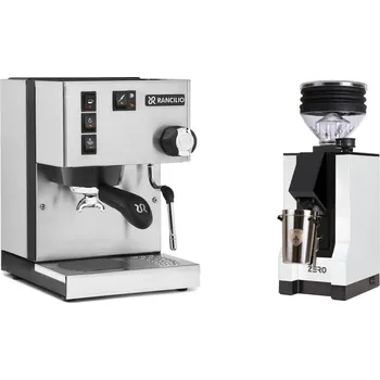 Kávovar Rancilio Silvia BC + Eureka Mignon Zero, BL white
