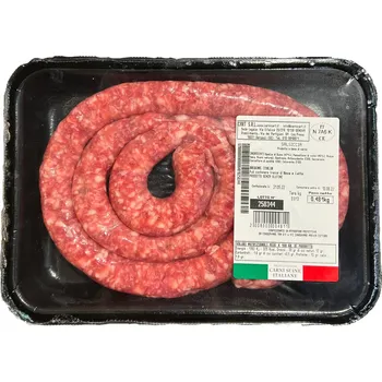 párek, klobása, špekáček Cart s.r.l. Klobása Salsiccia cca 500 g Čerstvá italská syrová klobása