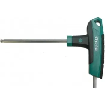 Klíč GOLA nářadí Zástrčný klíč imbus s kuličkou 5mm a T rukojetí GOLA 911050