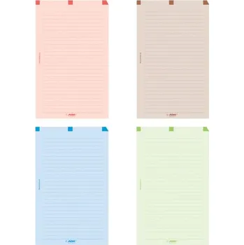 Diář Náplň do diáře ADK A6 barevné listy 32 listů