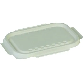 Jednorázové nádobí naturesse Víčka k jídelním boxům 850 ml a 1000 ml | Kompostovatelná | Z cukrové třtiny Balení: 125 Ks