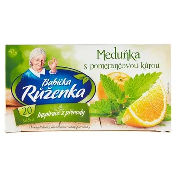 Čaj Recenze Babička Růženka Meduňka s pomerančovou kůrou 20x 2 g