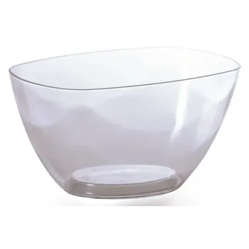 Obal na květináč Prosperplast Coubi Orchid 19,8 x 13 x 10,2 cm průhledná