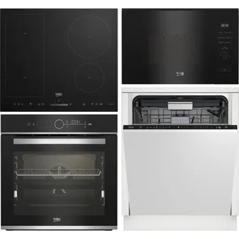 Set domácích spotřebičů SET BEKO BBIM13400XCS + BMGB 20212B + HII 64500UFT + BDIN38524Q