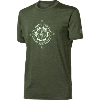 Pánské tričko Tričko pánské Progress Sullan merino - olivové, M