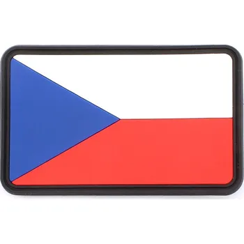 Nášivka AirsoftPro PVC 3D nášivka "vlajka CZ"