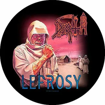 Nášivka Death nášivka na záda průměr 29 cm, Leprosy