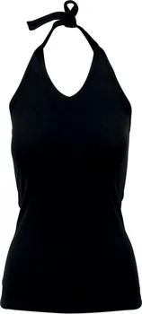 Build your Brand Ladies` Neckholder Shirt černý XL