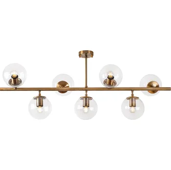 OPVIQ Stropní osvětlení FAZLI bronz čiré sklo